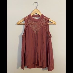 High neck top
